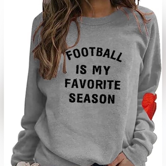 Tops - 🔘Football is my favorite season crewneck
